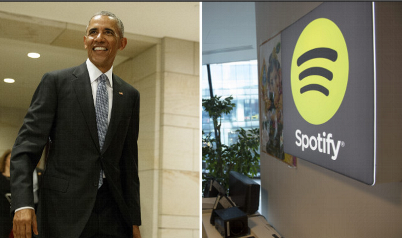 Spotify: Προσφορά εργασίας στον Ομπάμα;