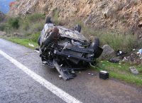 Αυτοκίνητο «τούμπαρε» στην Ε.Ο. Πατρών – Πύργου