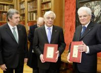 Επίσκεψη των ΠτΔ Ελλάδας και Ιταλίας στην Ωνάσειο Βιβλιοθήκη