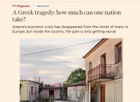 FT: Ελληνική τραγωδία – Πόσα να αντέξει ένας λαός;