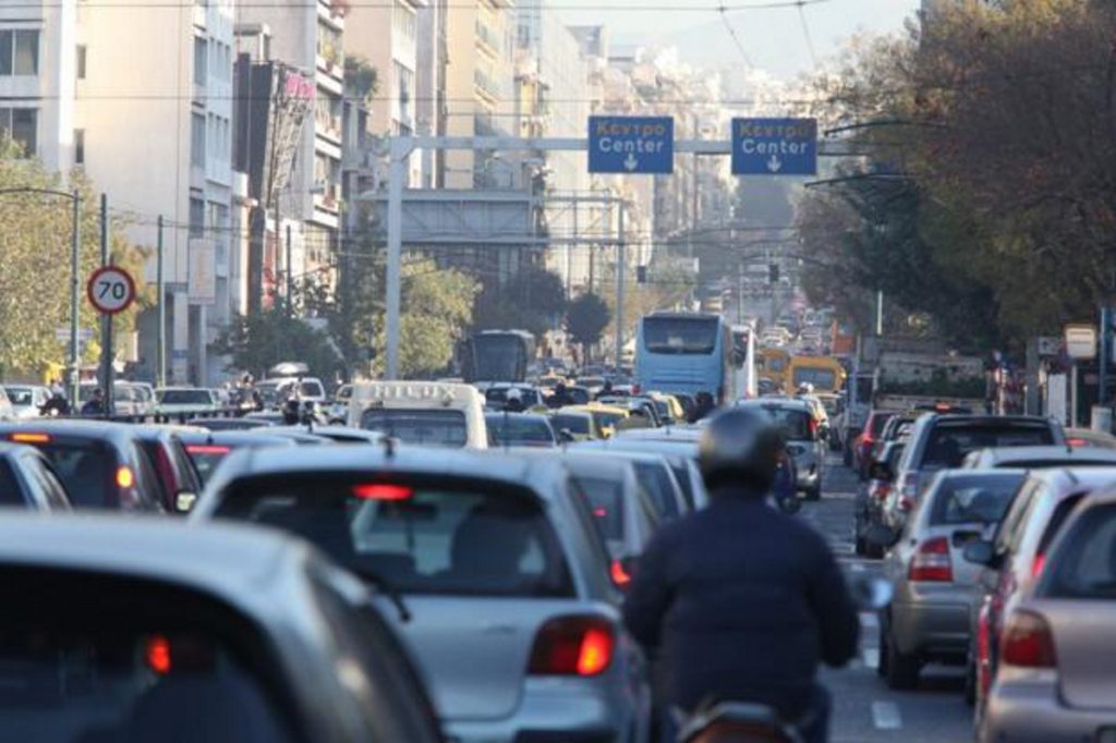 Νέο μποτιλιάρισμα στην Αθήνα λόγω της απεργίας