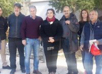 Σάμος: Η Λυδία Κονιόρδου στο Ευπαλίνειο Υδραγωγείο