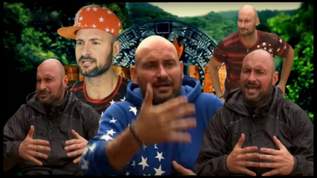 Survivor: Ο μάνατζερ ράγκμπι παρελαύνει με την ελληνική σημαία (pic)