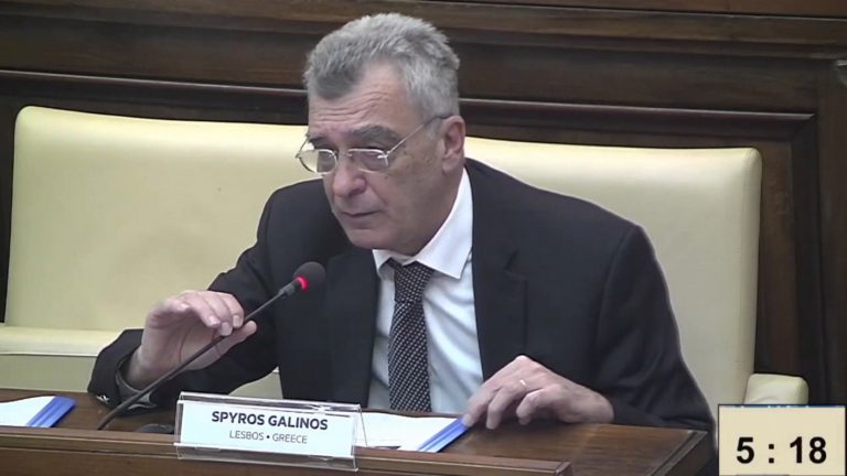 Σπύρος Γαληνός: Να διασπαστεί ο Δήμος Λέσβου