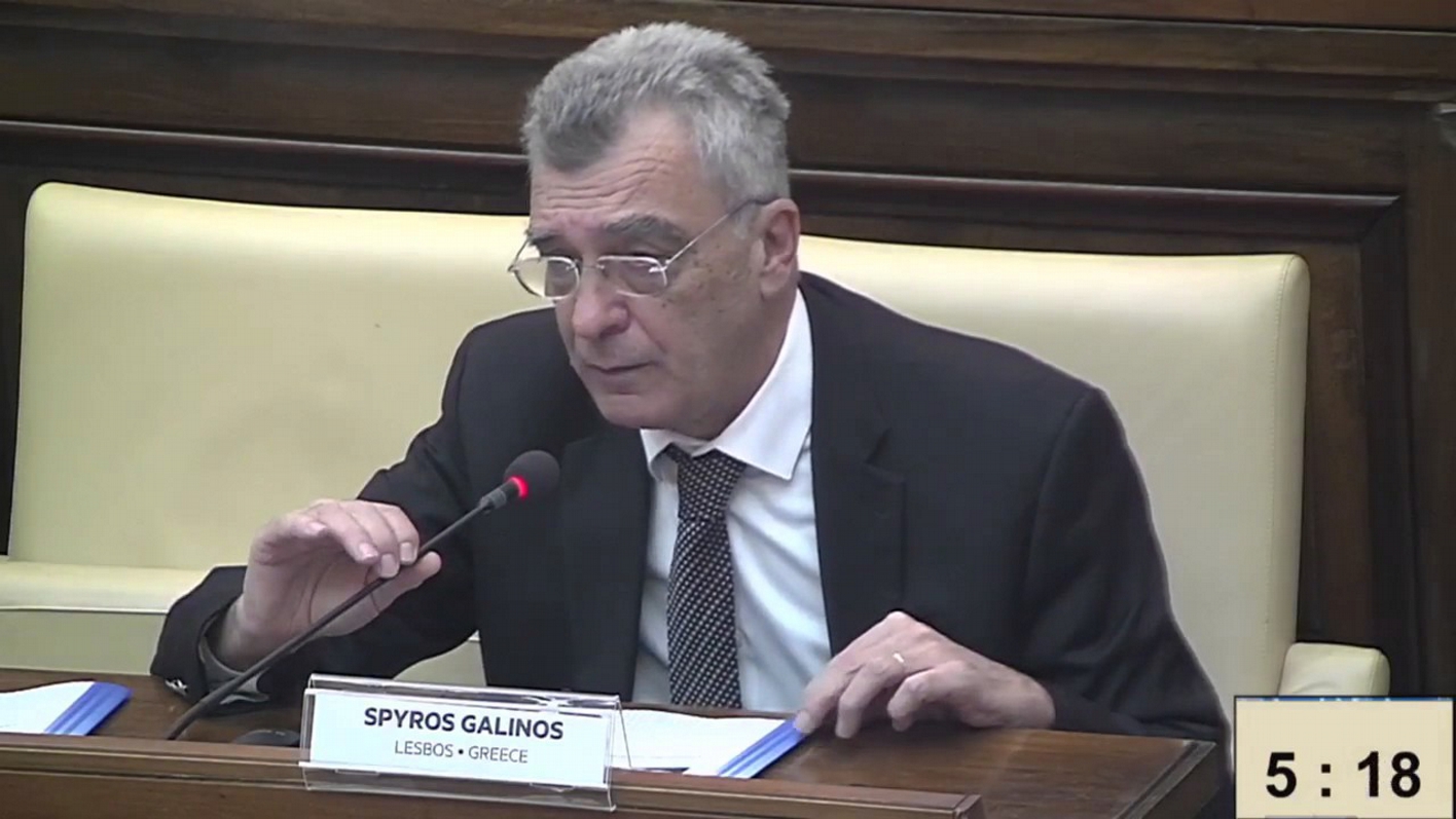 Σπύρος Γαληνός: Να διασπαστεί ο Δήμος Λέσβου