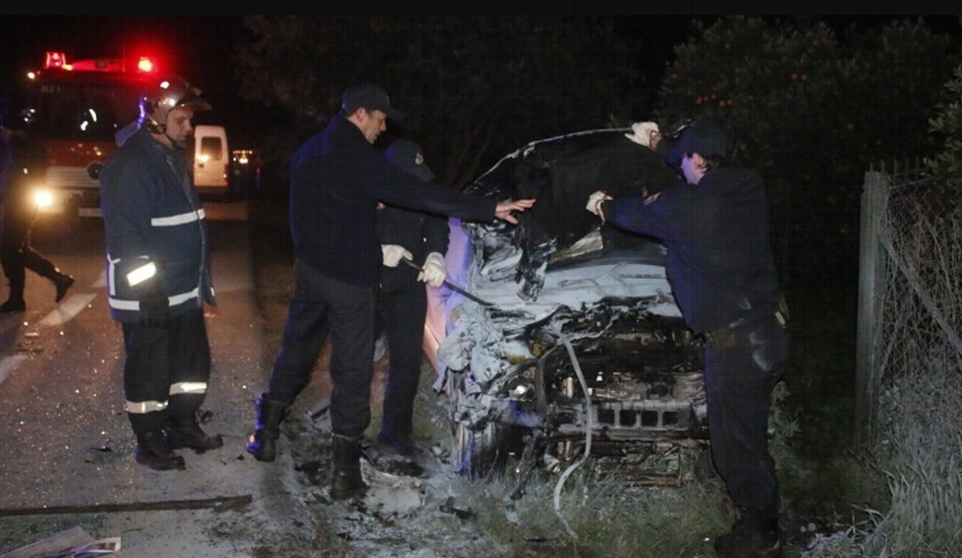 Φωτογραφίες από το κατεστραμμένο Volvo στον Εύοσμο (pics)