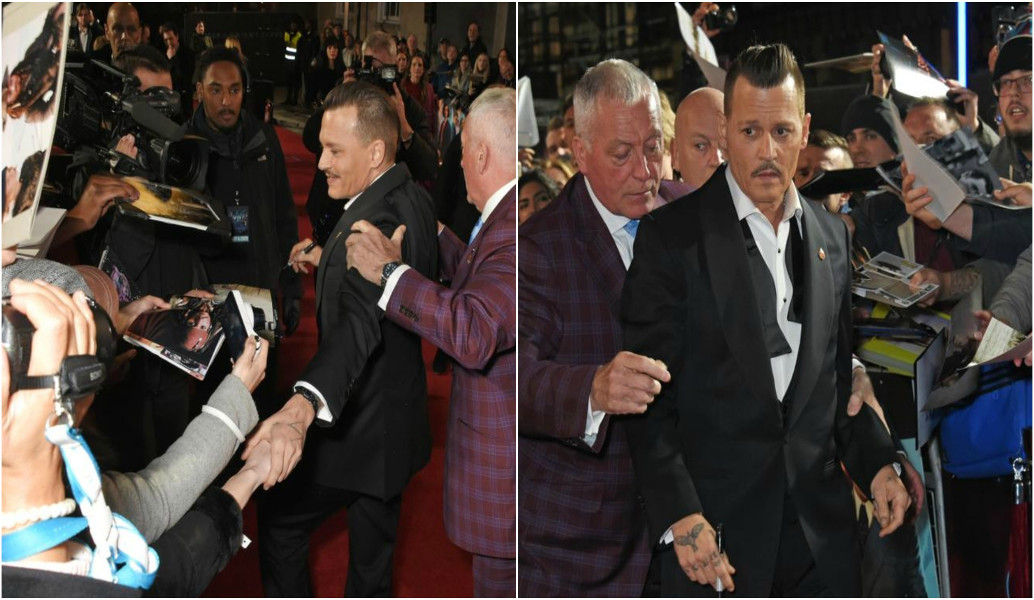 Johnny Depp: Εμφανώς μεθυσμένος στην πρεμιέρα της νέας του ταινίας (vid)