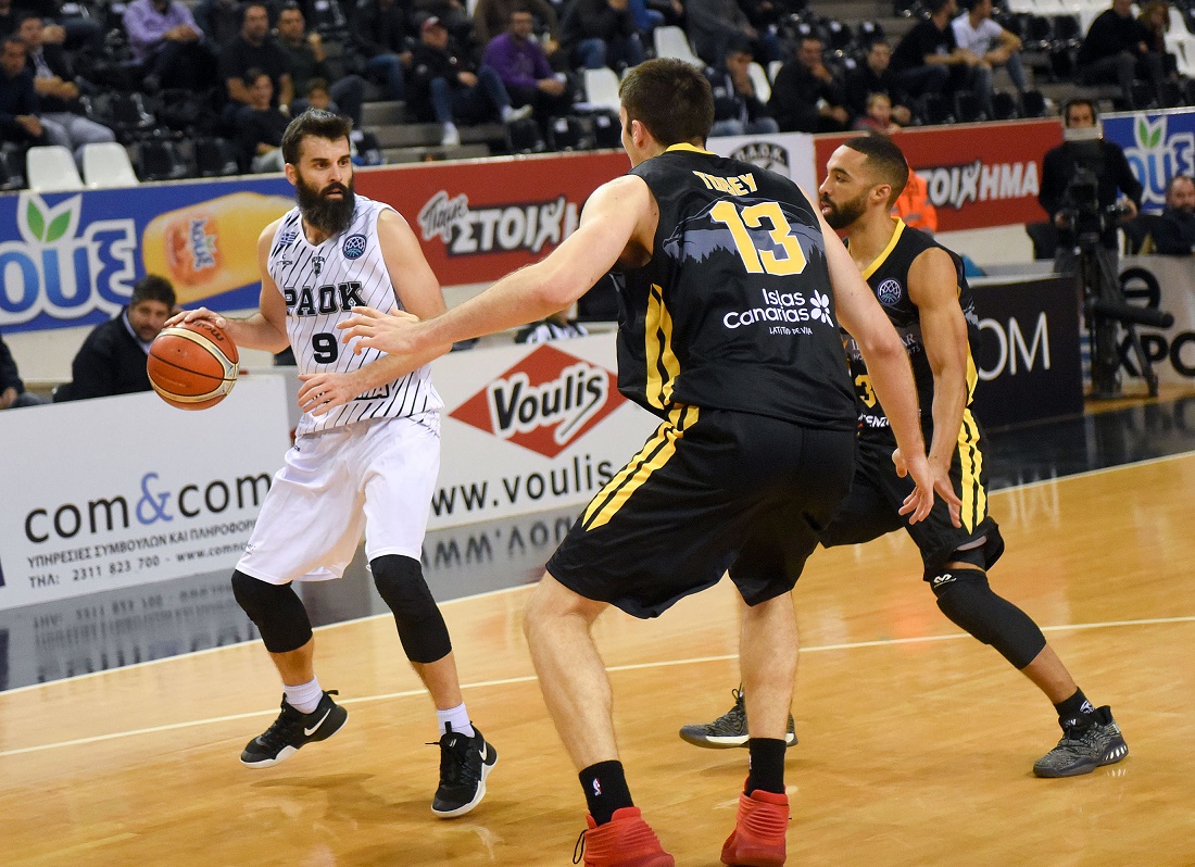 ΠΑΟΚ – Τενερίφη 74-79: Ήττα στα σημεία για τον ΠΑΟΚ