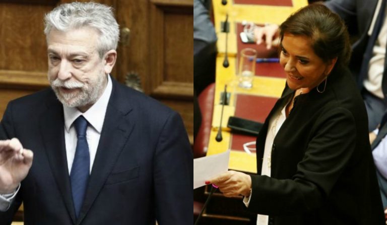 Ντόρα Μπακογιάννη – Σταύρος Κοντονής: Μετωπική σύγκρουση στη Βουλή για την άδεια στον Κουφοντίνα