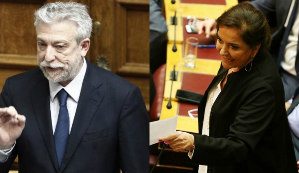 Ντόρα Μπακογιάννη – Σταύρος Κοντονής: Μετωπική σύγκρουση στη Βουλή για την άδεια στον Κουφοντίνα