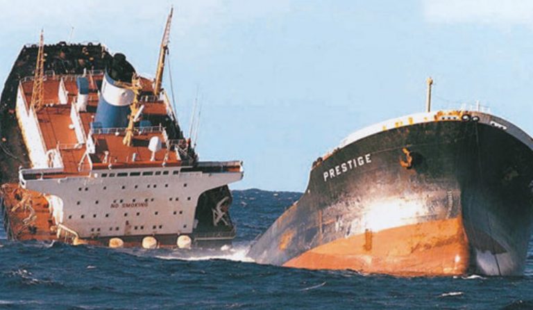 Ισπανία: 1,6 δισ. ευρώ η αποζημίωση για την πετρελαιοκηλίδα του Prestige