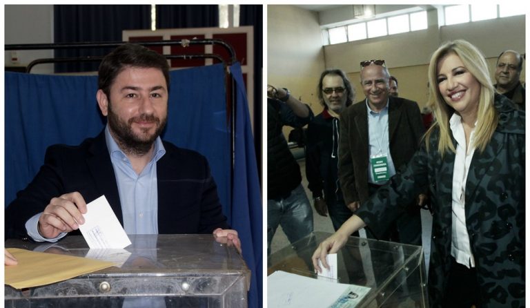 Κεντροαριστερά: Άνοιξαν οι κάλπες για τη “μονομαχία” Γεννηματά – Ανδρουλάκη
