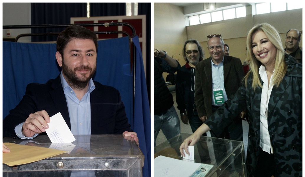 Κεντροαριστερά: Άνοιξαν οι κάλπες για τη “μονομαχία” Γεννηματά – Ανδρουλάκη