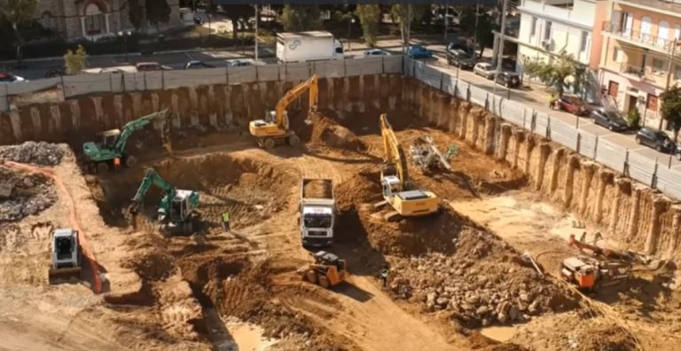 Οι εργασίες στη Νέα Φιλαδέλφεια από… ψηλά! (vid)