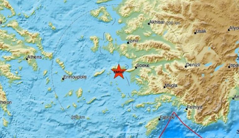 Σεισμός: Δόνηση 3,3 Ρίχτερ στη Σάμο