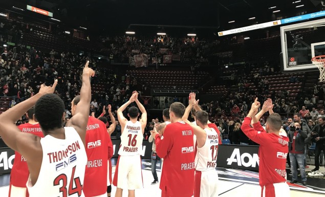 Ολυμπιακός: Το ”ευχαριστώ” στους οπαδούς που βρέθηκαν στο Μιλάνο
