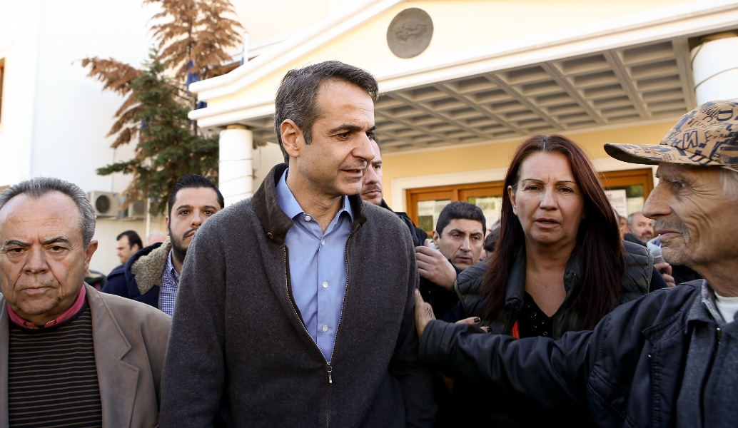 Στην Τανάγρα ο Κυριάκος Μητσοτάκης