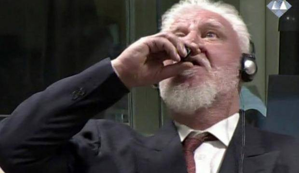 Σλόμπονταν Πράλγιακ: Ποιος είναι ο Κροάτης σφαγέας που αυτοκτόνησε με δηλητήριο μέσα στο δικαστήριο της Χάγης (pics &vid)