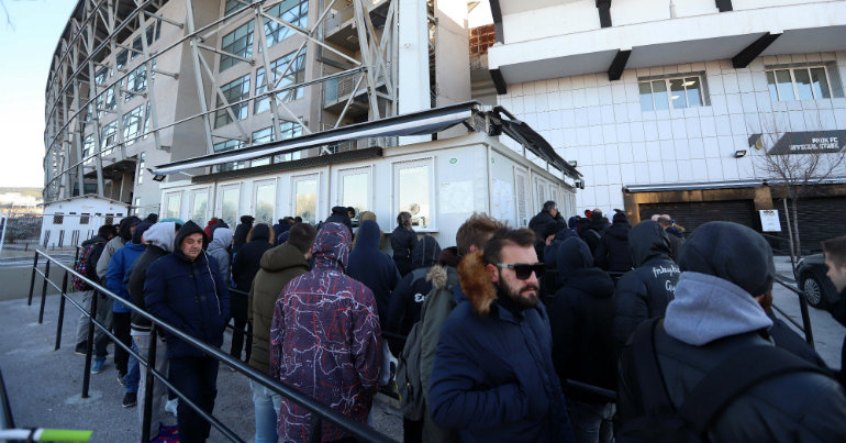ΠΑΟΚ: Ουρές για ένα εισιτήριο με τον Παναθηναϊκό