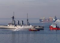 Θωρηκτό Αβέρωφ: “Αποχαιρέτησε” τη Θεσσαλονίκη (vid)