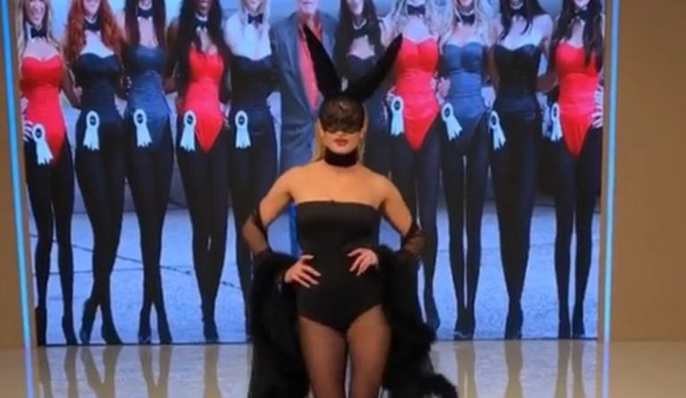 Η Ιωάννα Τούνη εμφανίστηκε στο πλατό του My Style Rocks ως κουνελάκι του Playboy (vid)