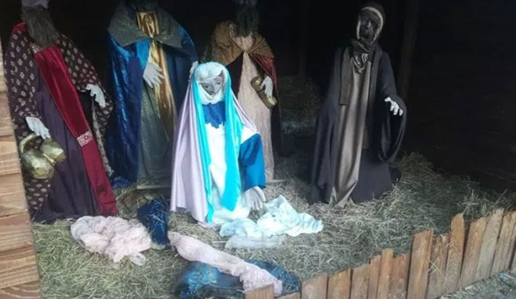 Λάρισα: Εξαφάνισαν το Θείο Βρέφος από τη φάτνη