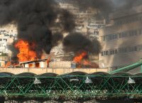 Λεωφόρος Αλεξάνδρας: Φωτιά στα προσφυγικά (pics)