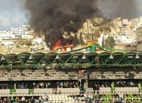 Φωτιά έξω από το ”Απ. Νικολαΐδης” (pics)