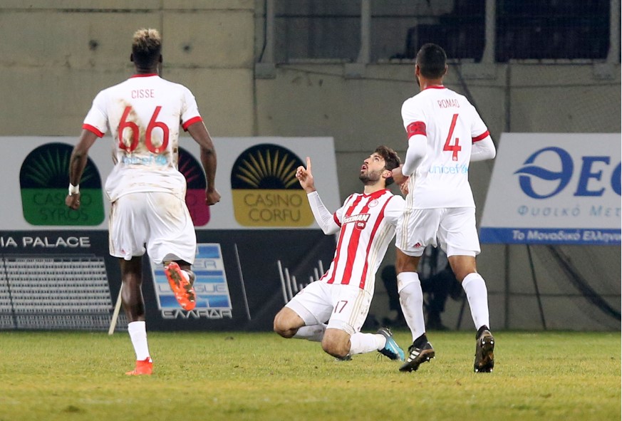 Λάρισα – Ολυμπιακός 0-3: Κορυφή, μόνο για… πάρτη του!