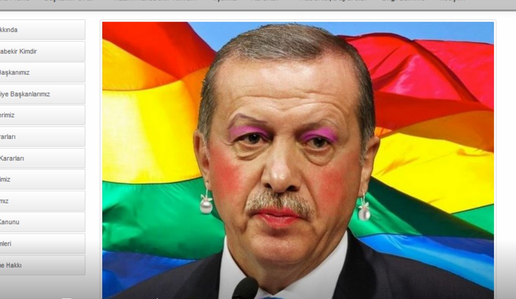 Anonymous Greece: Ο Ταγίπ Ερντογάν με τα χρώματα του Gay Pride (pics)
