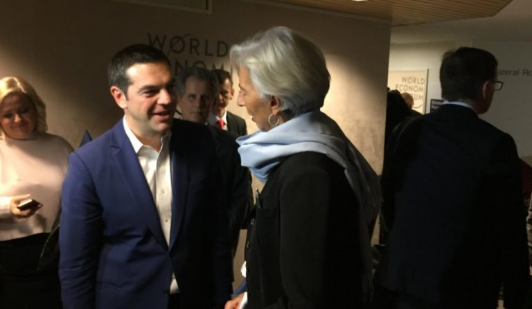 Αλέξης Τσίπρας – Κριστίν Λαγκάρντ: Συνάντηση για χρέος και μεταρρυθμίσεις στο Νταβός