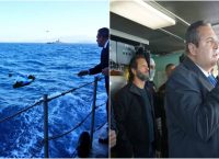 Ίμια: Τουρκικό σκάφος προσπάθησε να εμποδίσει τον υπουργό Άμυνας να αποτίσει φόρο τιμής στους πεσόντες του 1996 (pics)