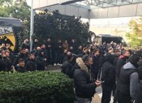 Οπαδοί στο ξενοδοχείο της ΑΕΚ