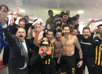 «Πάρτι» στα αποδυτήρια της ΑΕΚ (pic/video)