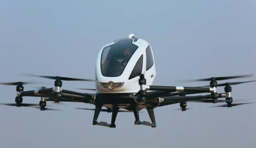 Κίνα: Η πρώτη πτήση drone με επιβάτες! (vid)