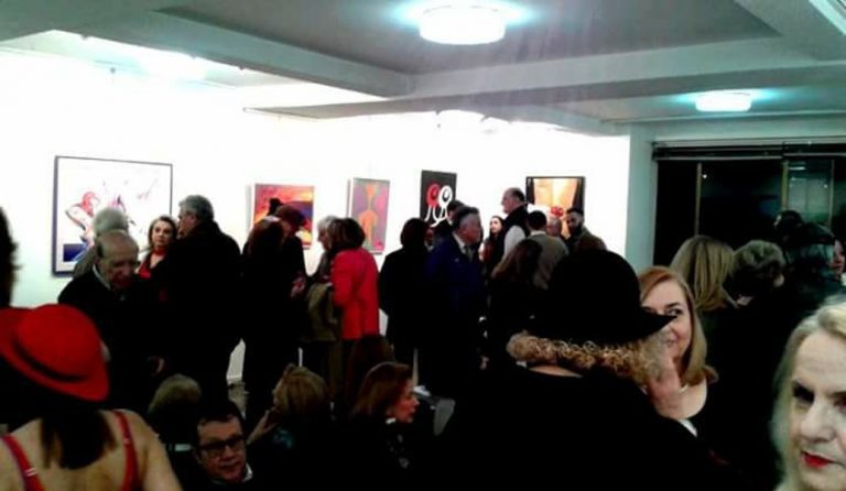 Βρεθήκαμε στην έκθεση “με τα χρώματα του έρωτα” (pics)