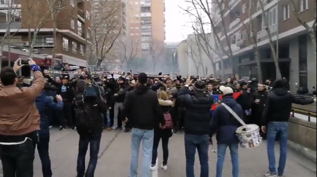 «Καίνε» την Μαδρίτη οι οπαδοί της Παρί