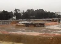 ΑΕΚ: Εργασίες υπό βροχή (vid)