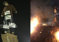 Ημαθία: Στο Μακροχώρι έκαψαν τον καρνάβαλο… Μπουτάρη (vid)