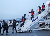 Η άφιξη του Ολυμπιακού στη Θεσσαλονίκη (pics)