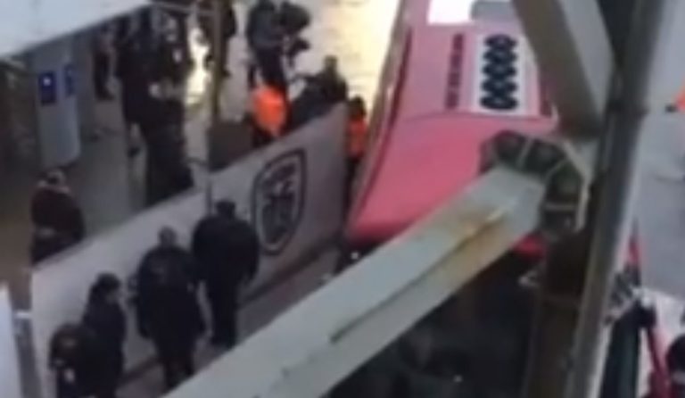 Η άφιξη του Ολυμπιακού στην Τούμπα (vid)