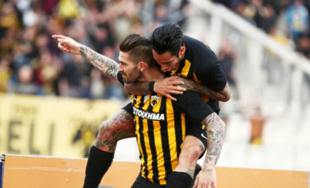 AEK – Πανιώνιος 1-0: Λιβάγια ίσον… κορυφή!