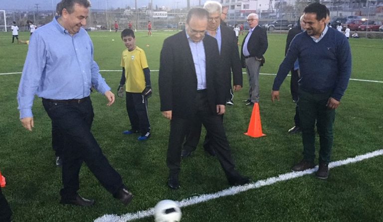 Περιφέρεια Κρήτης: Εγκαινιάστηκε το γήπεδο των Μισιρίων στο Ρέθυμνο