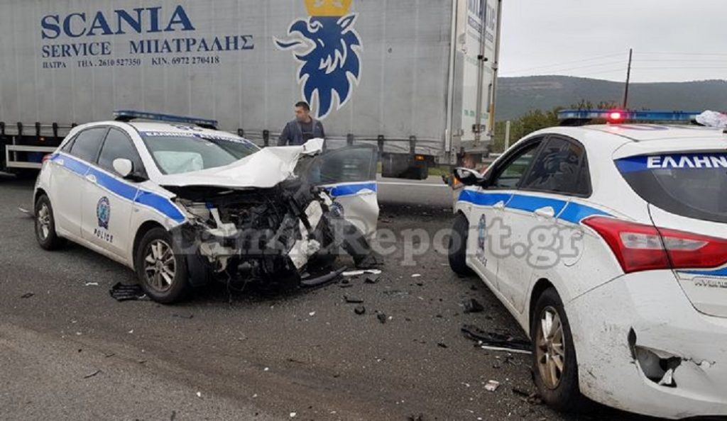 Κινηματογραφική καταδίωξη στην Εθνική οδό – Σκοτώθηκε ο οδηγός που εμβόλισε περιπολικά (pics&vid)