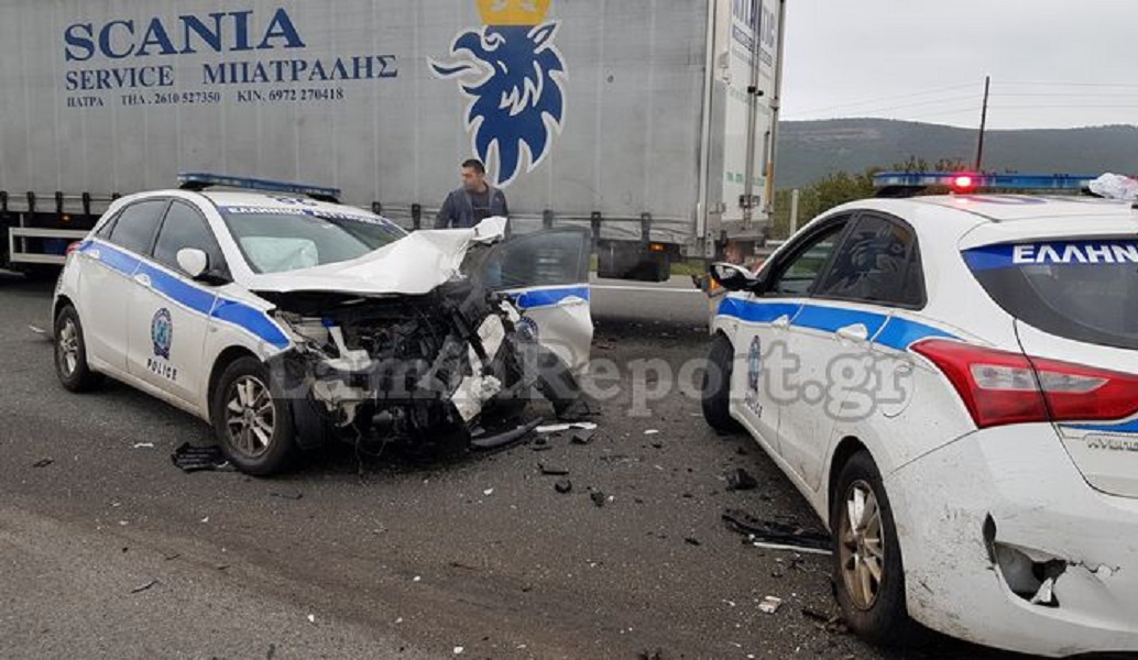 Κινηματογραφική καταδίωξη στην Εθνική οδό – Σκοτώθηκε ο οδηγός που εμβόλισε περιπολικά (pics&vid)