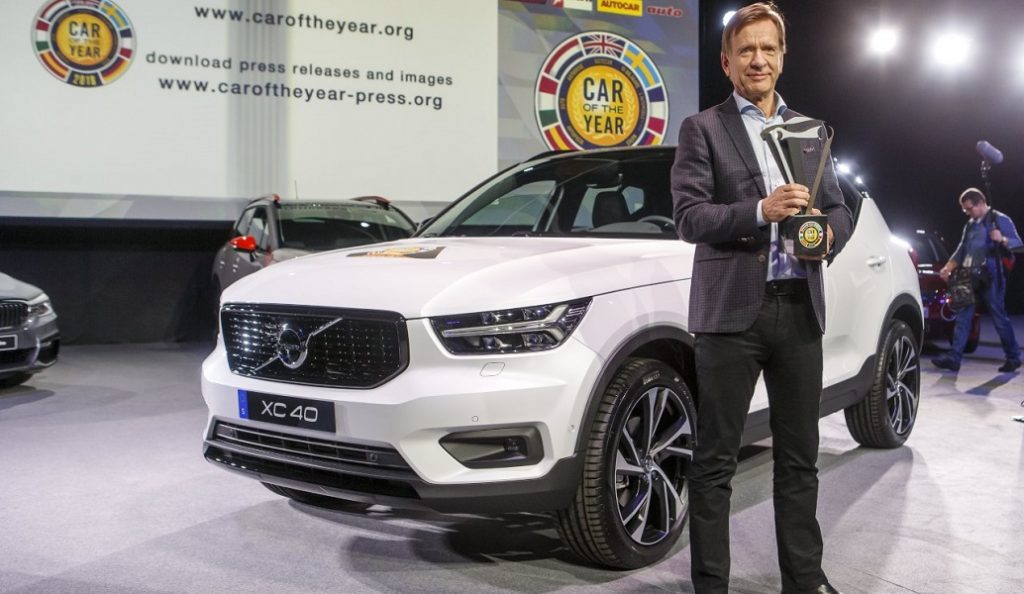 Volvo XC40: Αγκαλιά με τον τίτλο Ευρωπαϊκό Αυτοκίνητο της Χρονιάς 2018