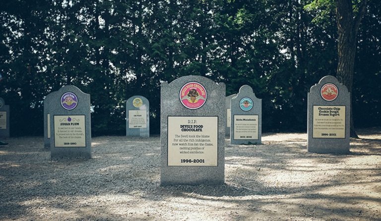 Ένα “γλυκό” νεκροταφείο για… γεύσεις παγωτού (vid)