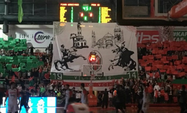 Το προκλητικό πανό στο Καρσίγιακα – ΠΑΟΚ (pic)