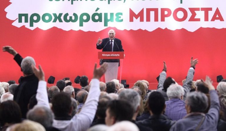 Κίνημα αλλαγής: Επεισοδιακή ομιλία Λεβέντη
