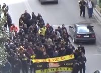 Με πορεία στο γήπεδο οι οπαδοί του Άρη (vid)